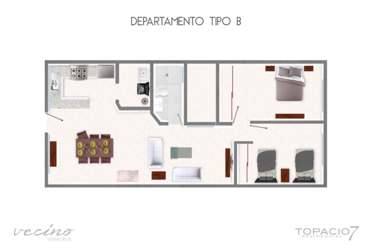 Topacio7 Residencial Boca del Río Kültér fotó